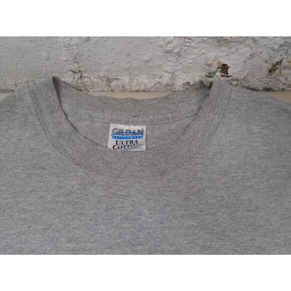 Vintage Bud Light Shirt Mens L Gray Anheuser Busch Beer FOTL Tee 2002 Y2K - Picture 4 of 11